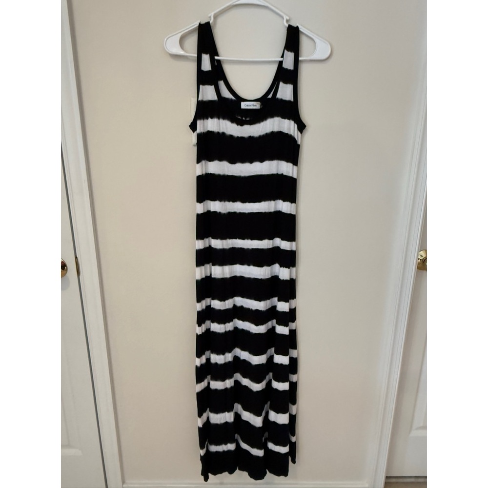 Calvin Klein tie dye maxi dress
